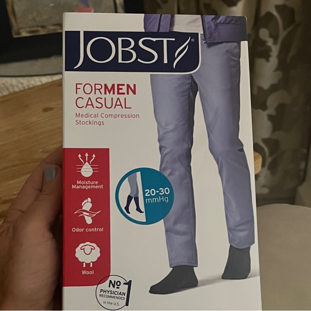 JOBST Men's Casual Compression Socks - Black